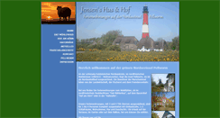 Desktop Screenshot of jensenshusundhof.de